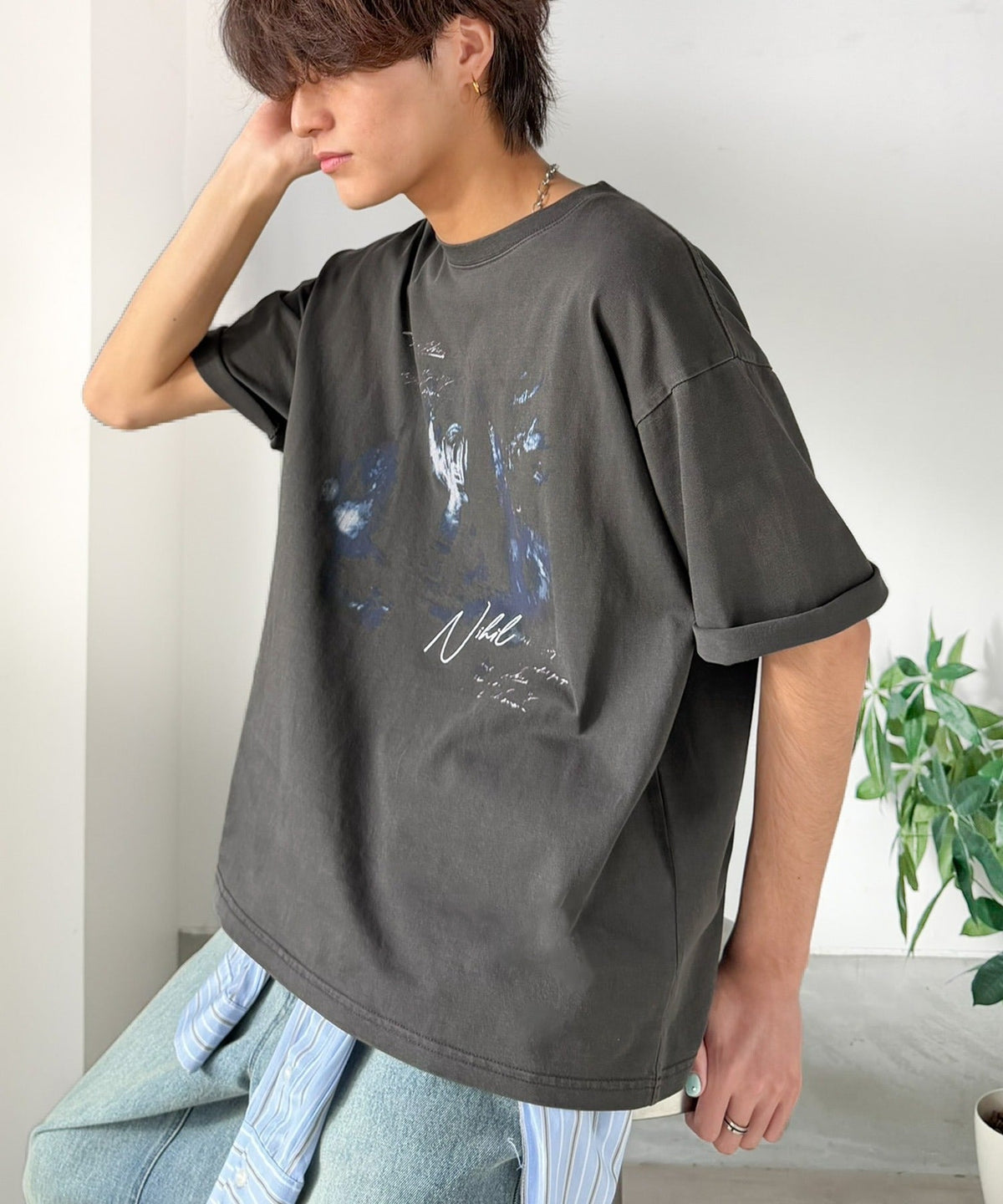 綿100％ ワンポイント刺繍入り ヴィンテージ グラフィックアソートTシャツ／Vintage Graphic Assorted T-Shirt co1320010