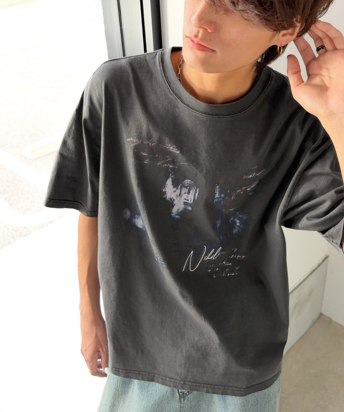 綿100％ ワンポイント刺繍入り ヴィンテージ グラフィックアソートTシャツ／Vintage Graphic Assorted T-Shirt co1320010