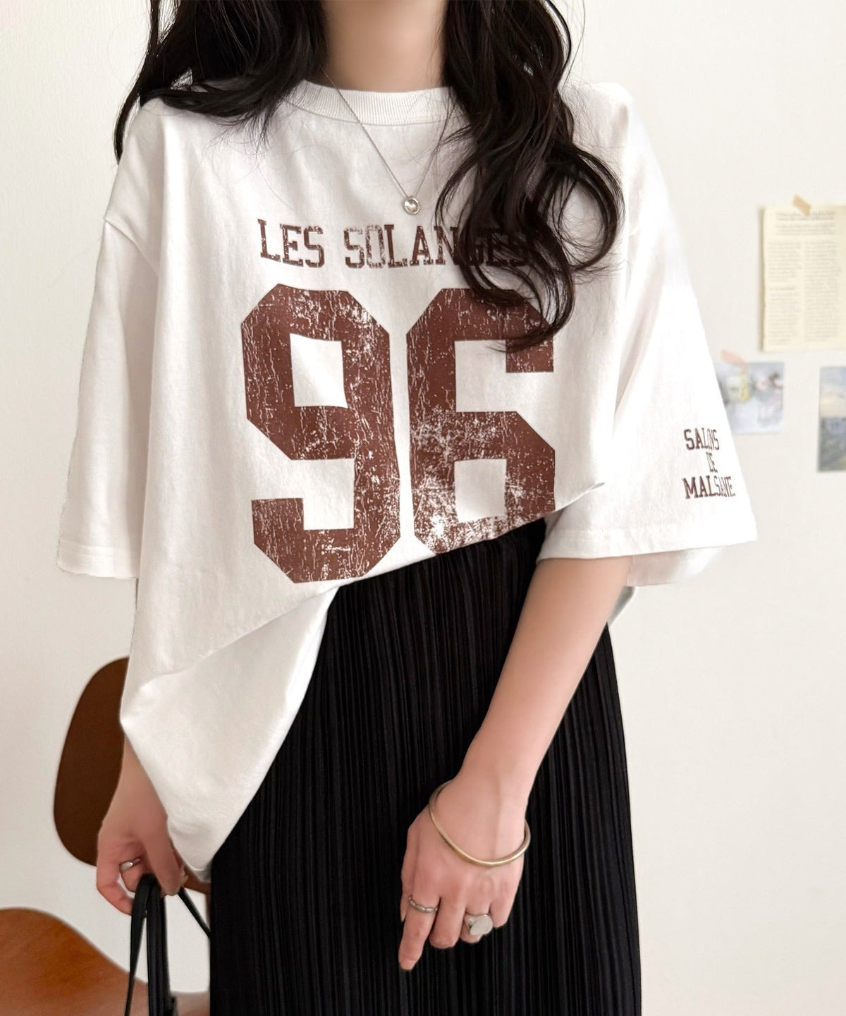 《JaVaジャバコラボ》大人のカジュアルスタイルを格上げ。綿100%ナンバリングTシャツ (半袖) jv1330096