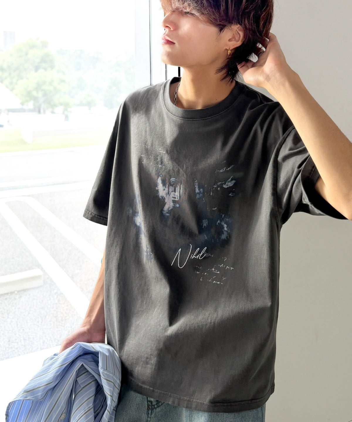 綿100％ ワンポイント刺繍入り ヴィンテージ グラフィックアソートTシャツ／Vintage Graphic Assorted T-Shirt co1320010
