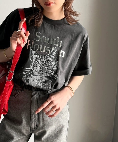上品カジュアルを楽しむ。シルケット風アニマルTシャツ（半袖） ce1330029