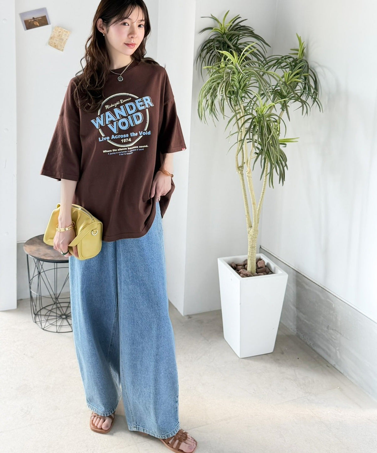 《JaVaジャバコラボ》配色で遊ぶ！大人カジュアルの決定版。綿100％ツアーロゴTシャツ (半袖) jv1329087