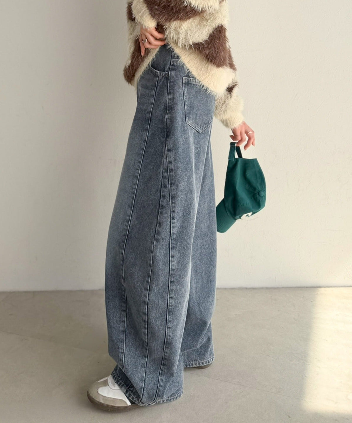 《MAIKOさん×クラシカルエルフコラボ》もう、普通のデニムじゃ物足りない。ウエストデザインデニム ce1015110