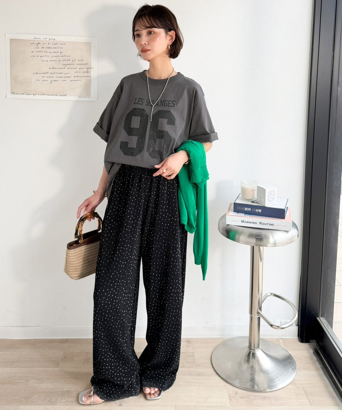 《JaVaジャバコラボ》大人のカジュアルスタイルを格上げ。綿100%ナンバリングTシャツ (半袖) jv1330096