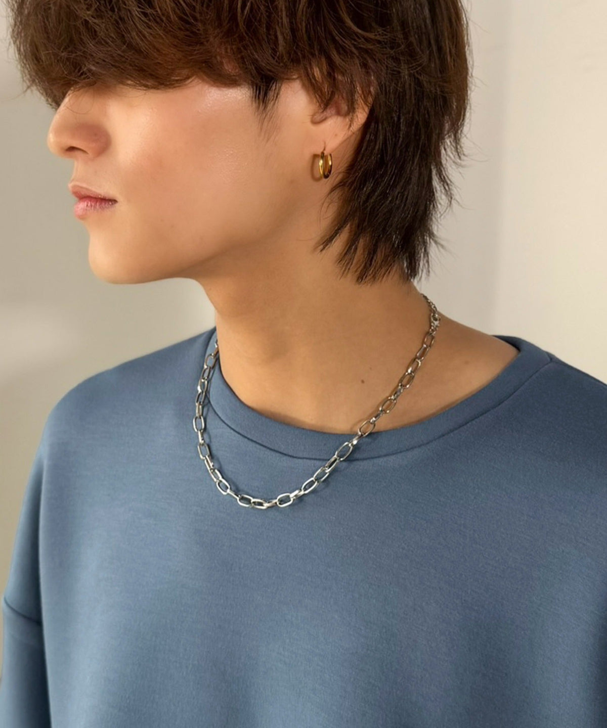 《JaVaジャバコラボ》【接触冷感機能付き】肌に触れるたびヒンヤリとした着心地。胸ポケット付き ドレープポンチ素材 オーバーサイズTシャツ jo0780019