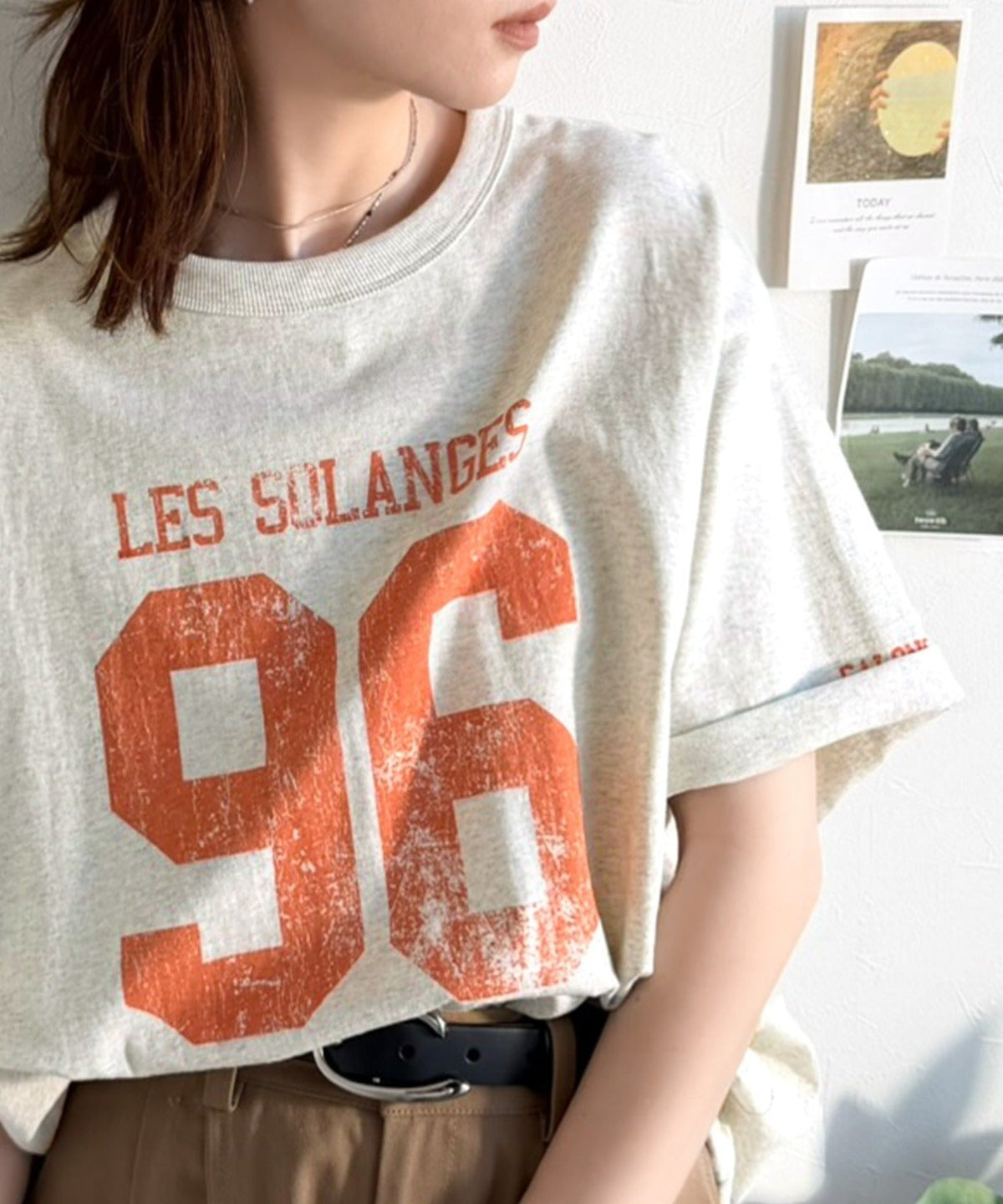 《JaVaジャバコラボ》大人のカジュアルスタイルを格上げ。綿100%ナンバリングTシャツ (半袖) jv1330096