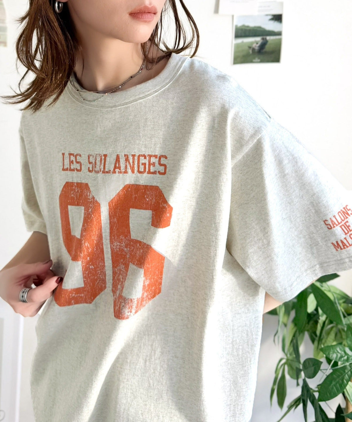 《JaVaジャバコラボ》大人のカジュアルスタイルを格上げ。綿100%ナンバリングTシャツ (半袖) jv1330096