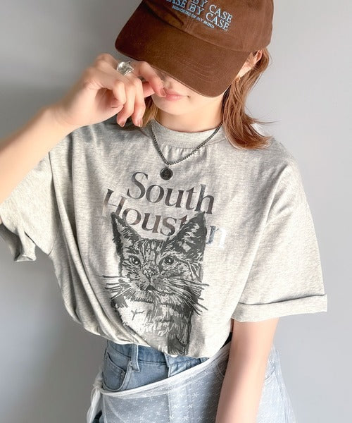 上品カジュアルを楽しむ。シルケット風アニマルTシャツ（半袖） ce1330029