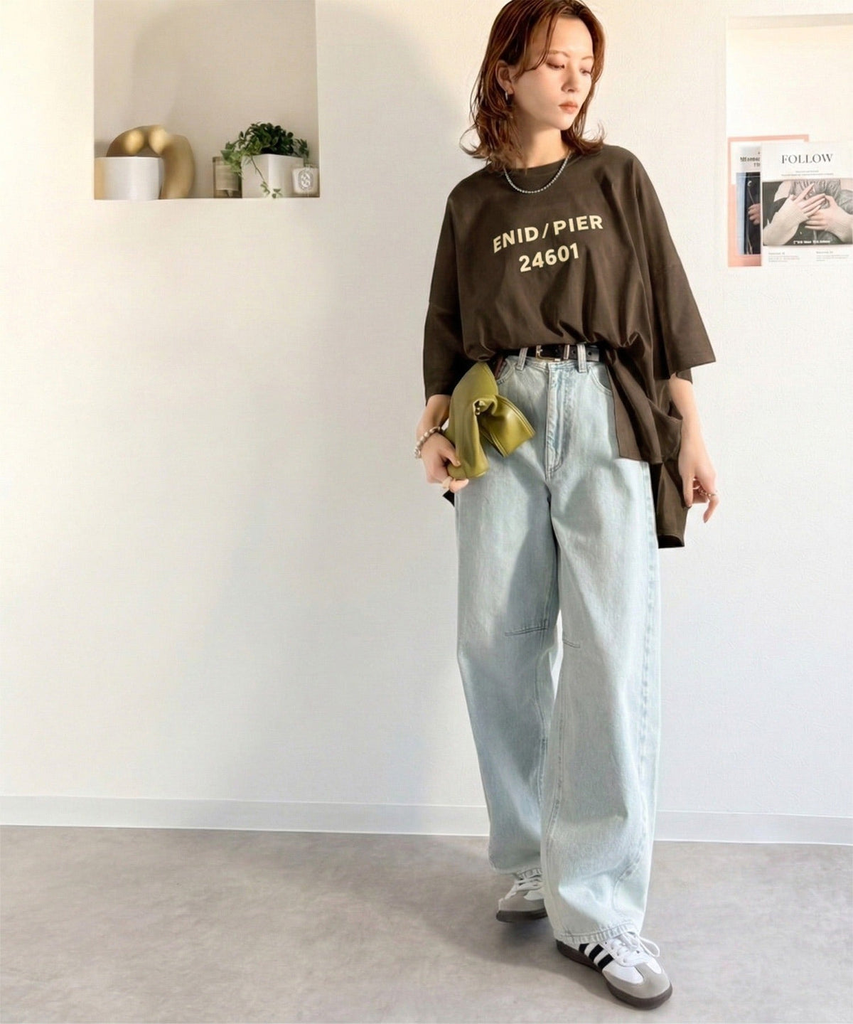 【接触冷感・吸水速乾機能付き】《JaVaジャバコラボ》シンプルな大人の上品カジュアルを楽しむ!機能性シンプル英字BIGTEE jv1330070