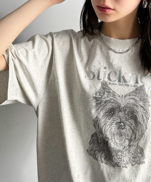 上品カジュアルを楽しむ。シルケット風アニマルTシャツ（半袖） ce1330029