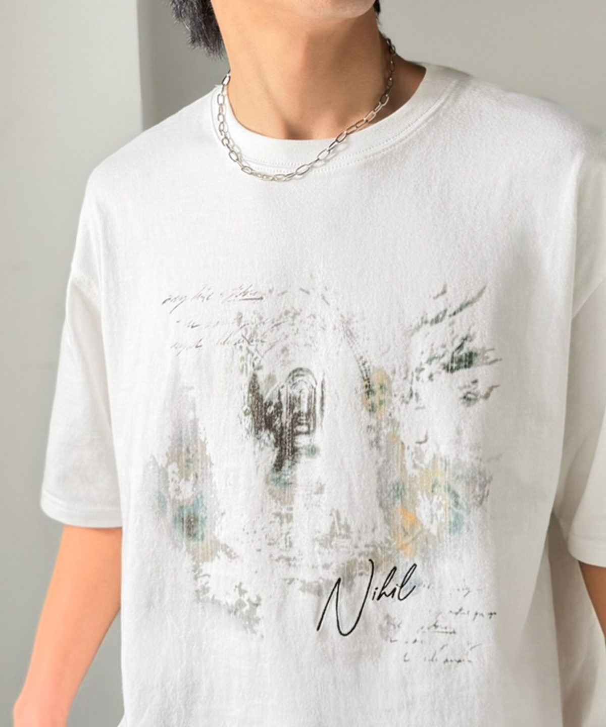 綿100％ ワンポイント刺繍入り ヴィンテージ グラフィックアソートTシャツ／Vintage Graphic Assorted T-Shirt co1320010