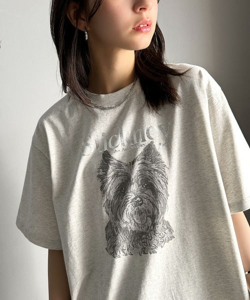 上品カジュアルを楽しむ。シルケット風アニマルTシャツ（半袖） ce1330029