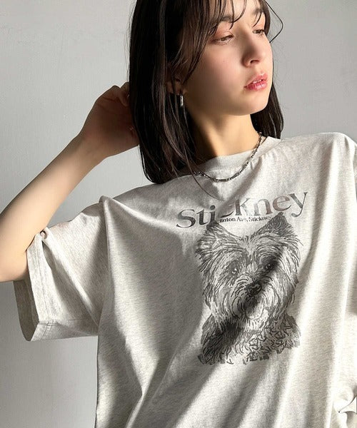 上品カジュアルを楽しむ。シルケット風アニマルTシャツ（半袖） ce1330029