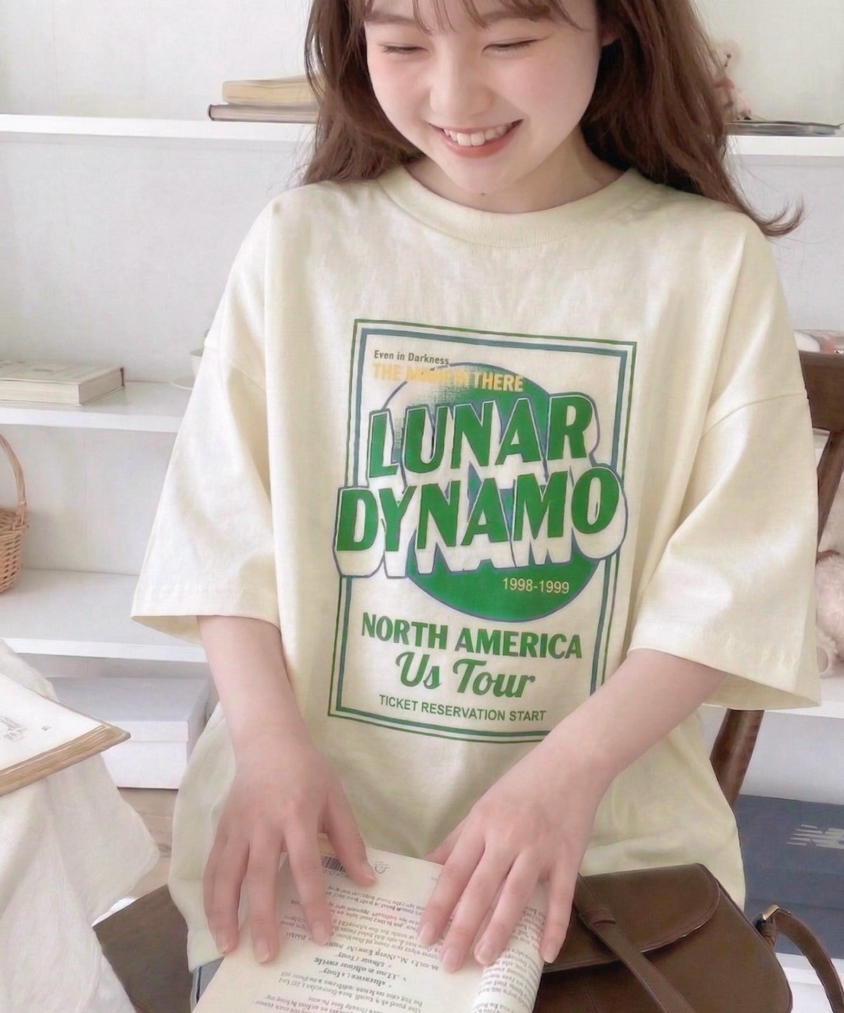 【キッズ】《JaVaジャバ コラボ》綿100％親子リンクコーデも楽しめる！こなれ感抜群のピグメントT。JAVAピグメントツアーロゴビッグTシャツ jk1029024