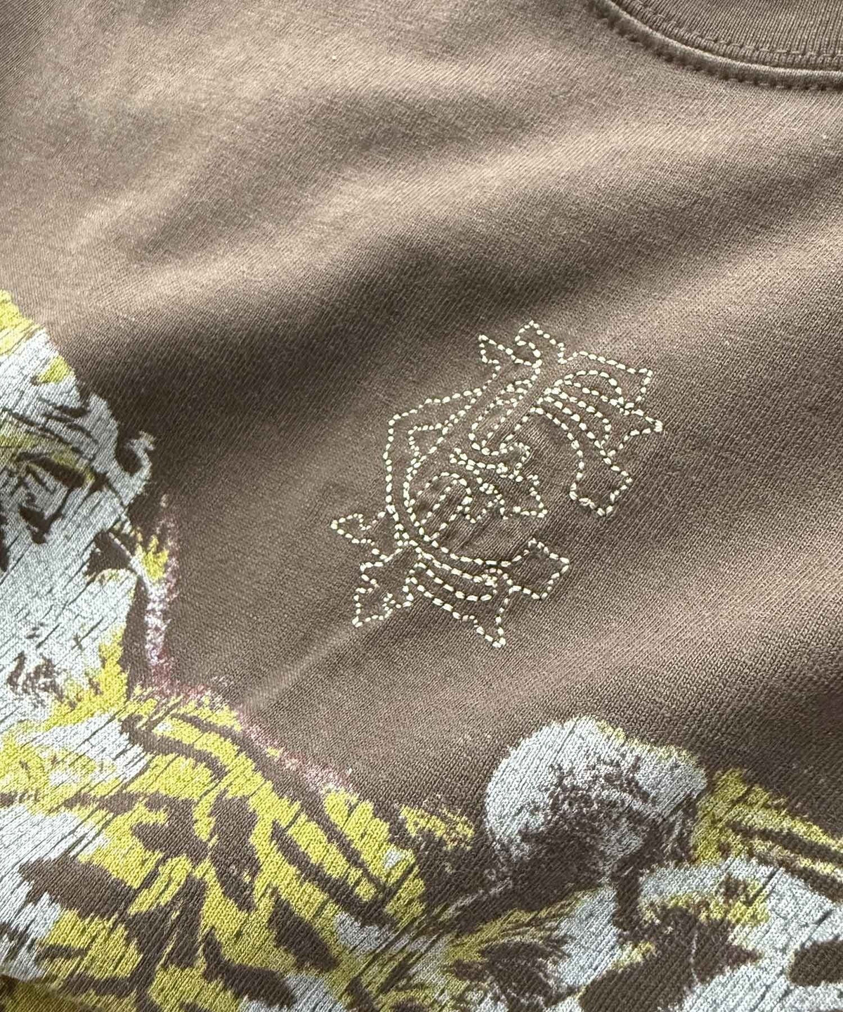 綿100％ ワンポイント刺繍入り ヴィンテージ グラフィックアソートTシャツ／Vintage Graphic Assorted T-Shirt co1320010