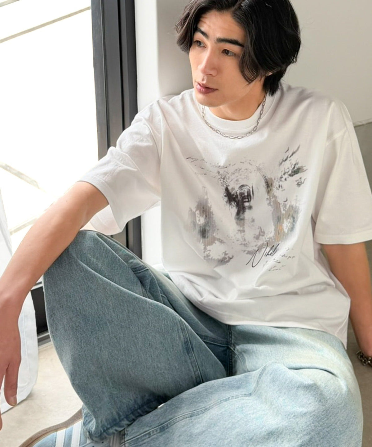 綿100％ ワンポイント刺繍入り ヴィンテージ グラフィックアソートTシャツ／Vintage Graphic Assorted T-Shirt co1320010
