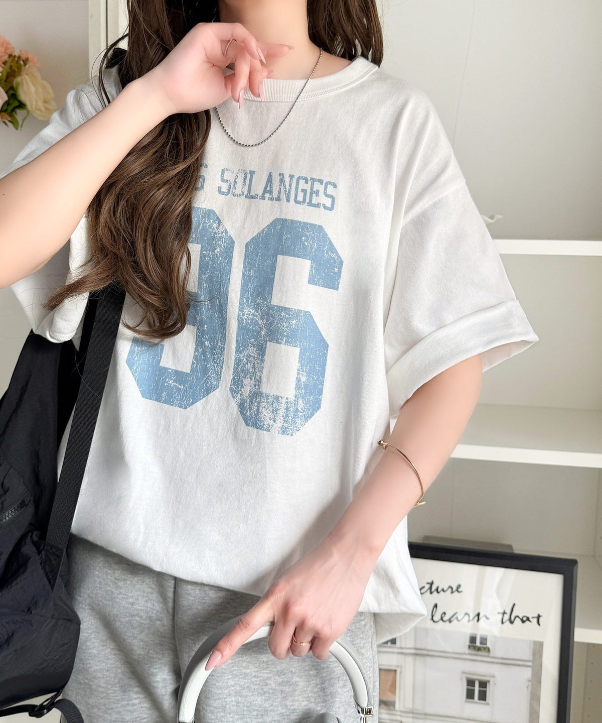 《JaVaジャバコラボ》大人のカジュアルスタイルを格上げ。綿100%ナンバリングTシャツ (半袖) jv1330096
