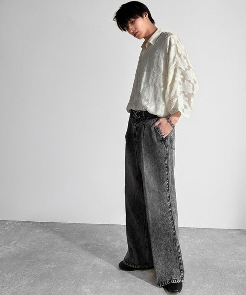 Vintage Washed Flare Denim／ヴィンテージウォッシュフレアデニム co1150001
