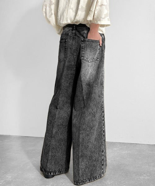 Vintage Washed Flare Denim／ヴィンテージウォッシュフレアデニム co1150001