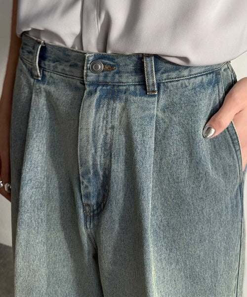 Vintage Washed Flare Denim／ヴィンテージウォッシュフレアデニム co1150001