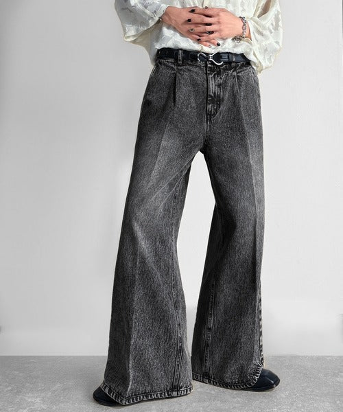 Vintage Washed Flare Denim／ヴィンテージウォッシュフレアデニム co1150001