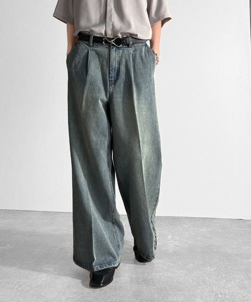 Vintage Washed Flare Denim／ヴィンテージウォッシュフレアデニム co1150001
