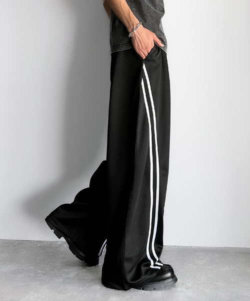 Curve Line Wide Track Pants／カーブラインワイドトラックパンツ co1150006