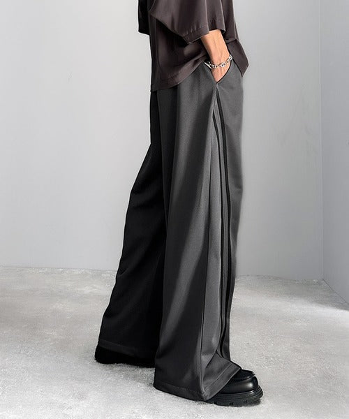 Curve Line Wide Track Pants／カーブラインワイドトラックパンツ co1150006
