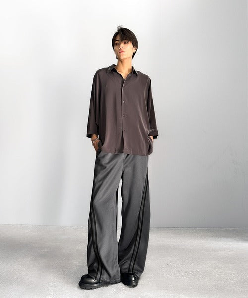Curve Line Wide Track Pants／カーブラインワイドトラックパンツ co1150006