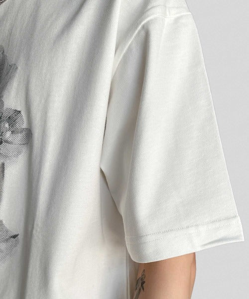 Flower Print Basic Fit T-Shirt／フラワー柄プリントベーシックフィットTシャツ co1150010
