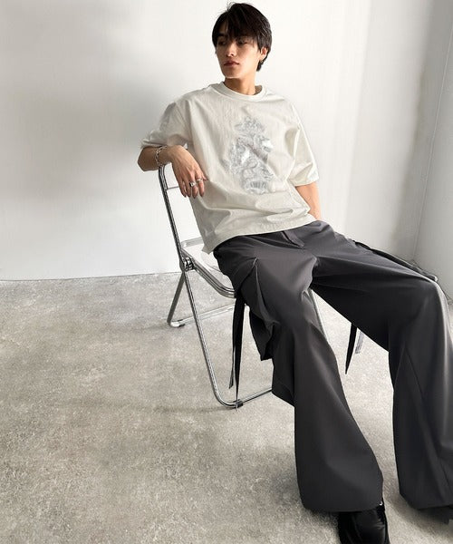 Flower Print Basic Fit T-Shirt／フラワー柄プリントベーシックフィットTシャツ co1150010