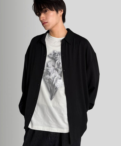 Flower Print Basic Fit T-Shirt／フラワー柄プリントベーシックフィットTシャツ co1150010