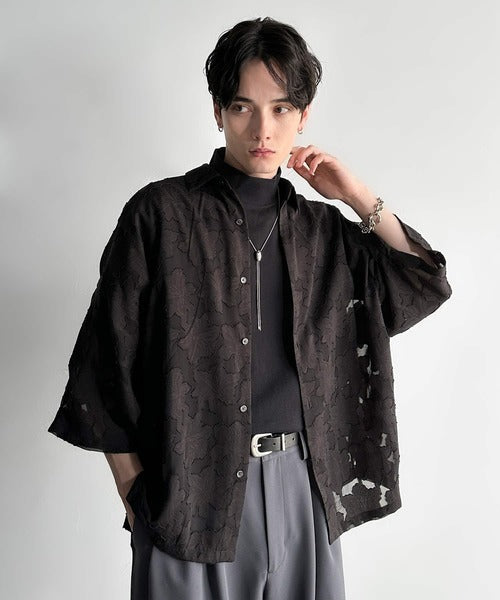 High Neck Short Sleeve 100% Cotton T-Shirt／ハイネックショートスリーブ綿100％Tシャツ co1150016