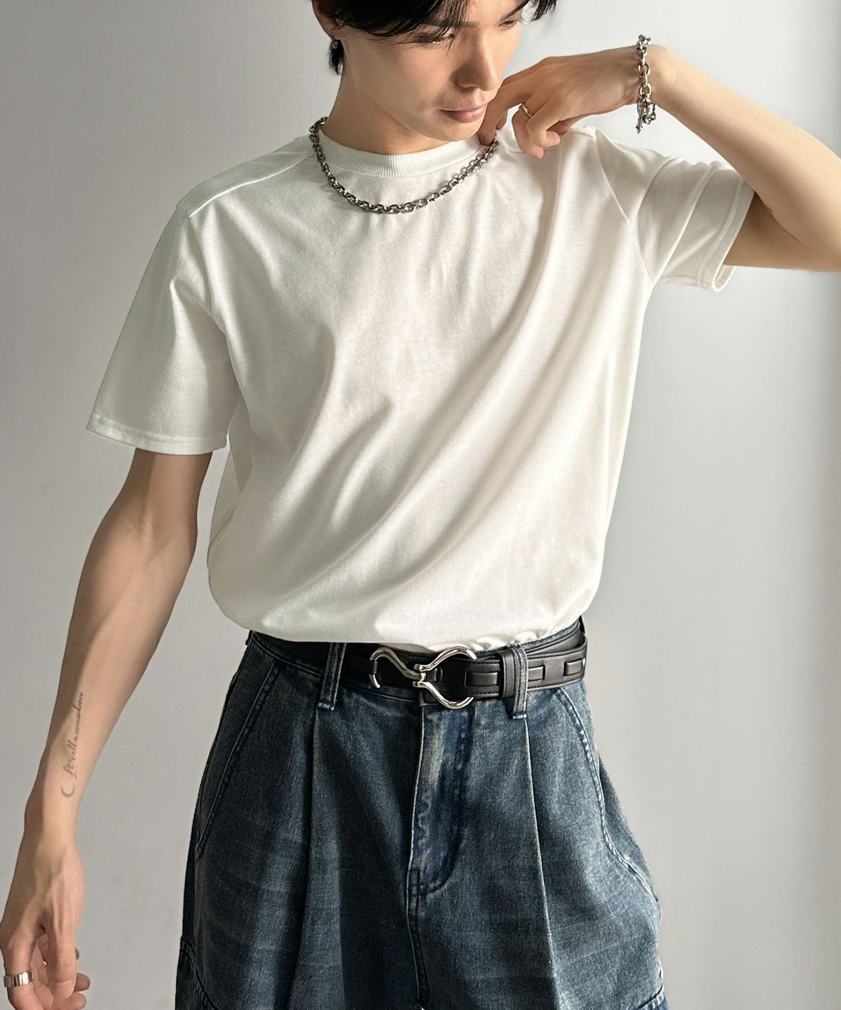 《Haruto×クラシカルエルフコラボ》「細身で、余裕。」Utility SlimFit T-Shirt/ユーティリティスリムフィットTシャツ co1010012