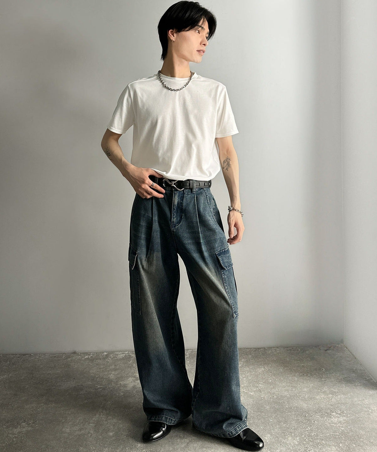 《Haruto×クラシカルエルフコラボ》「細身で、余裕。」Utility SlimFit T-Shirt/ユーティリティスリムフィットTシャツ co1010012