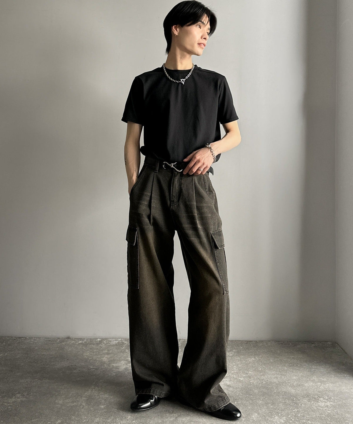 《Haruto×クラシカルエルフコラボ》「細身で、余裕。」Utility SlimFit T-Shirt/ユーティリティスリムフィットTシャツ co1010012