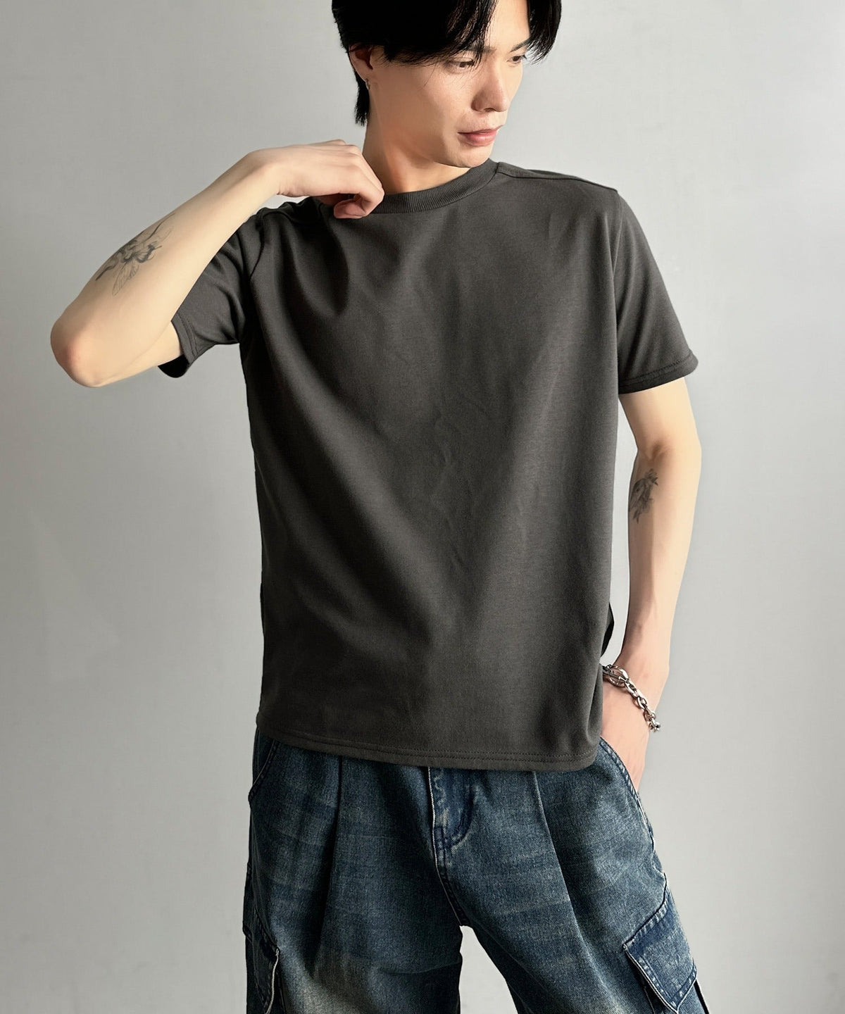 《Haruto×クラシカルエルフコラボ》「細身で、余裕。」Utility SlimFit T-Shirt/ユーティリティスリムフィットTシャツ co1010012