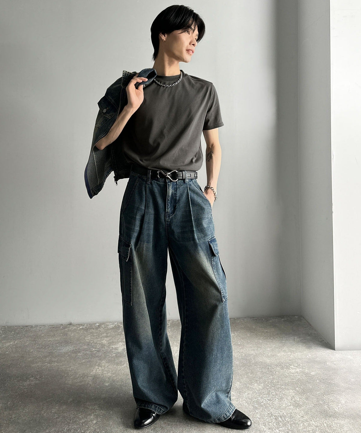 《Haruto×クラシカルエルフコラボ》「細身で、余裕。」Utility SlimFit T-Shirt/ユーティリティスリムフィットTシャツ co1010012