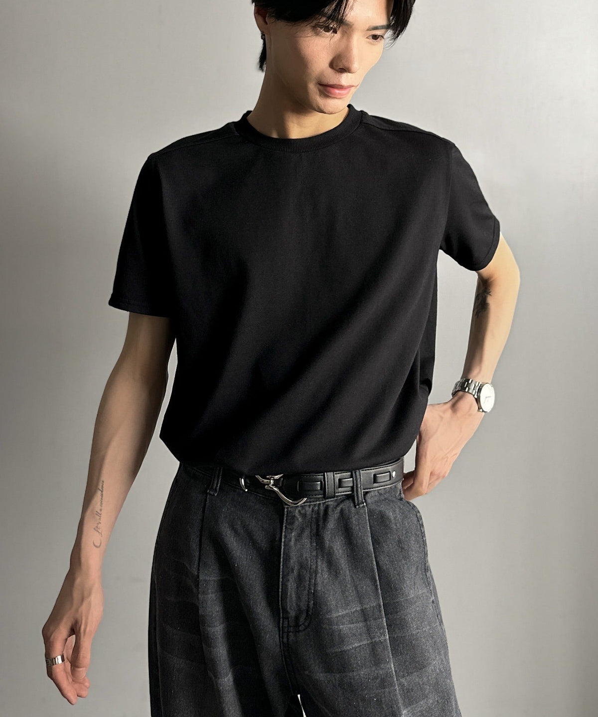《Haruto×クラシカルエルフコラボ》「細身で、余裕。」Utility SlimFit T-Shirt/ユーティリティスリムフィットTシャツ co1010012