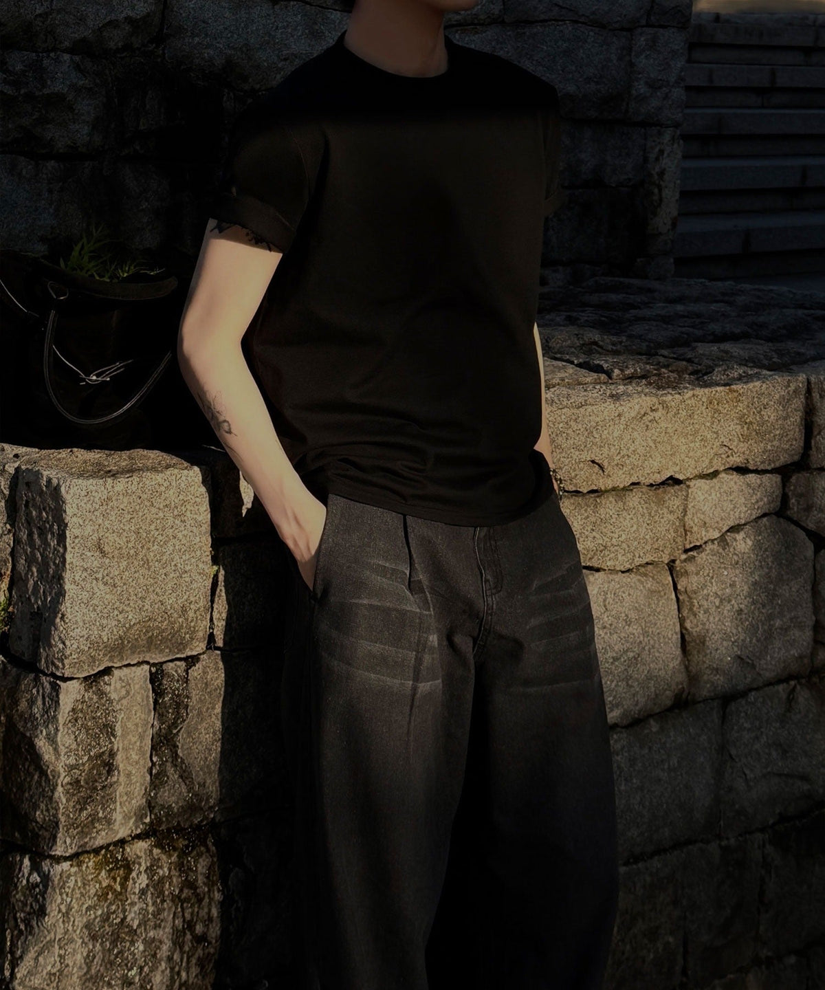 《Haruto×クラシカルエルフコラボ》「細身で、余裕。」Utility SlimFit T-Shirt/ユーティリティスリムフィットTシャツ co1010012