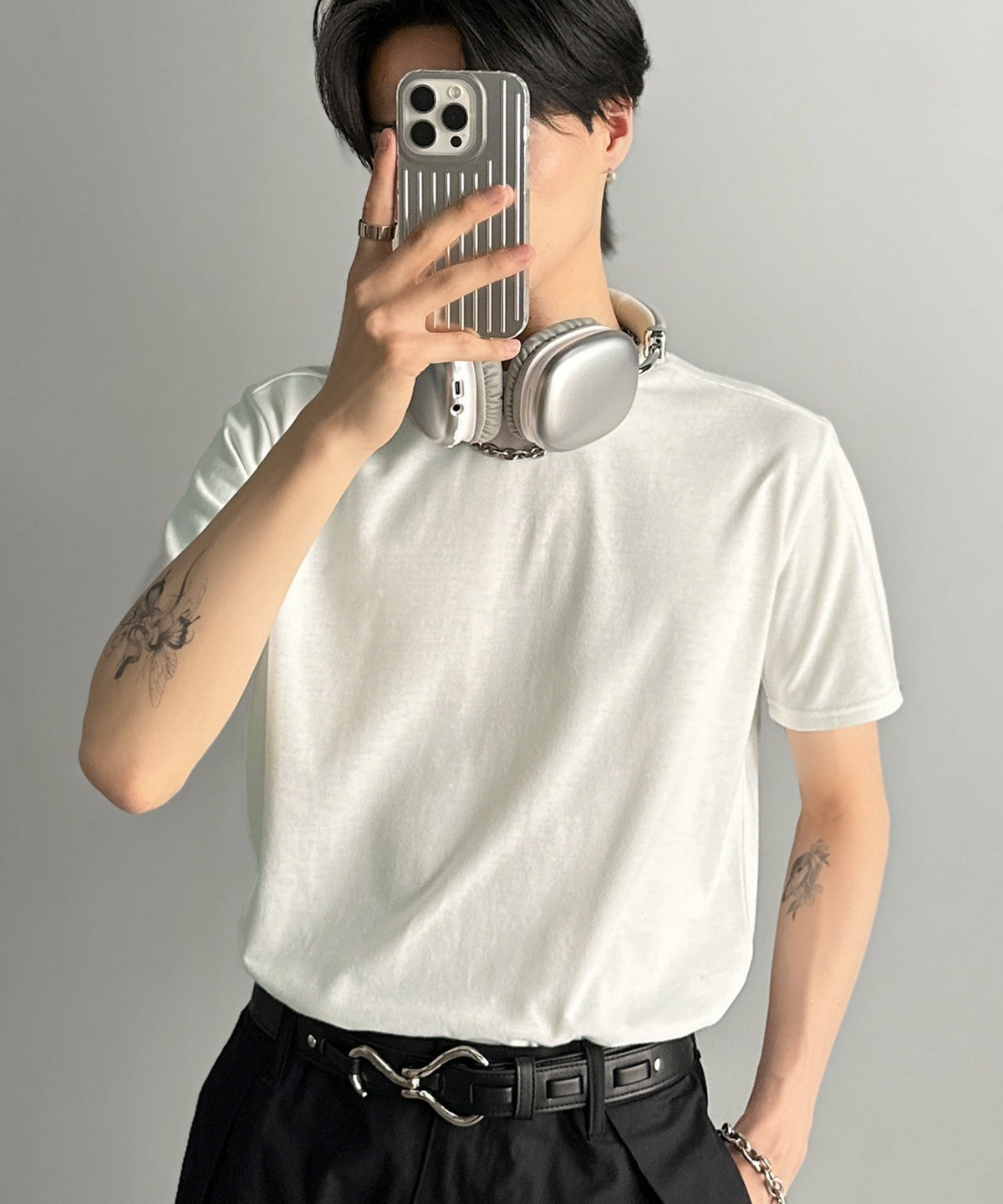 《Haruto×クラシカルエルフコラボ》「細身で、余裕。」Utility SlimFit T-Shirt/ユーティリティスリムフィットTシャツ co1010012