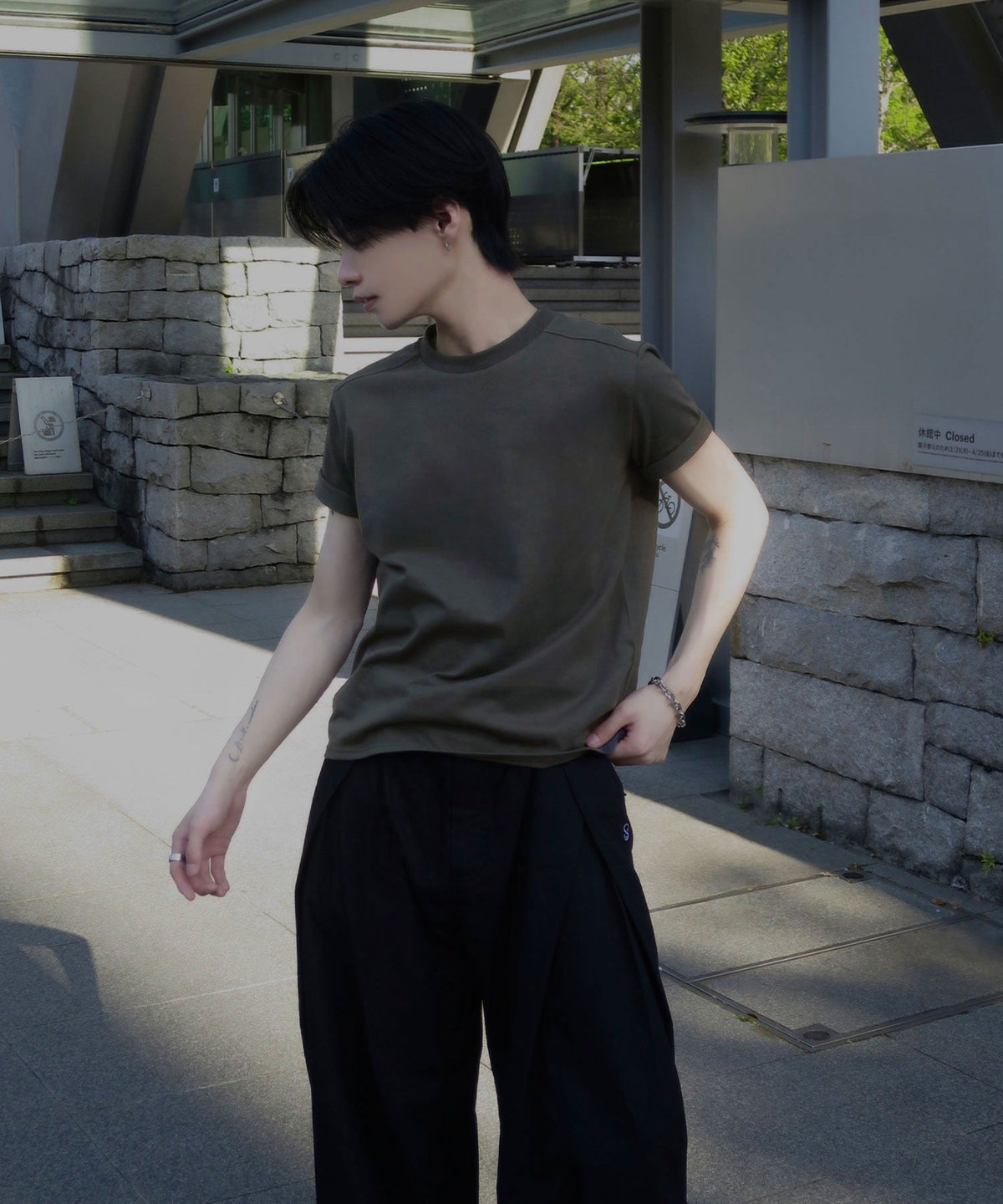 《Haruto×クラシカルエルフコラボ》「細身で、余裕。」Utility SlimFit T-Shirt/ユーティリティスリムフィットTシャツ co1010012