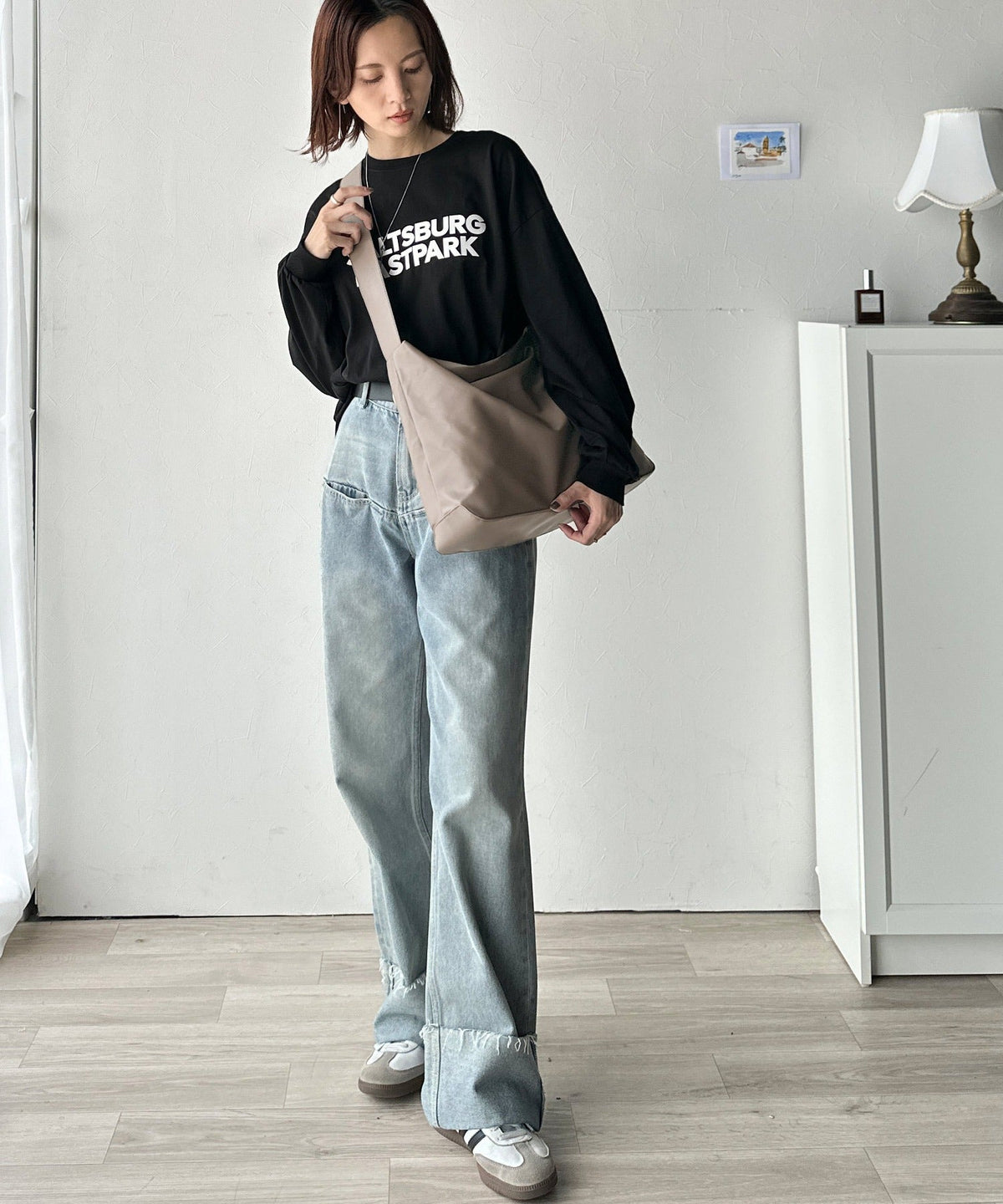 通勤、通学、旅行にもってこいの、軽やか大容量バッグ！ワイドストラップ ソフトスムースマルチウェイビッグバッグ ce1029166