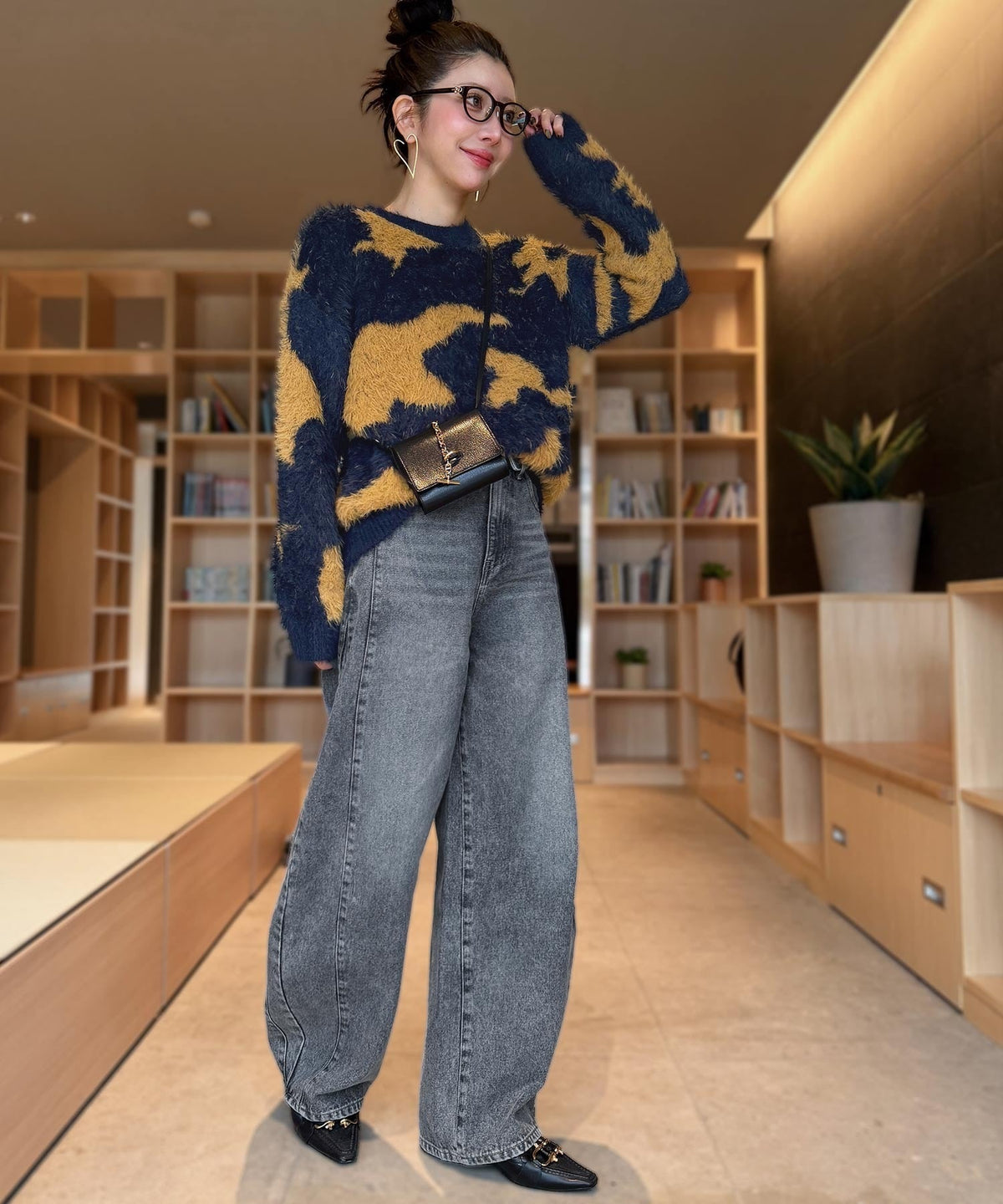 《MAIKOさん×クラシカルエルフコラボ》もう、普通のデニムじゃ物足りない。ウエストデザインデニム ce1015110