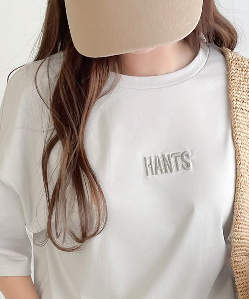 コーデを上品に魅せる。接触冷感立体刺繍Tシャツ ce1260122