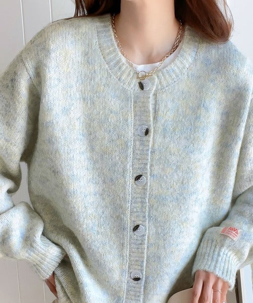 《Javaジャバコラボ》新ミックスシリーズ　2way ニットカーディガン jv1020109