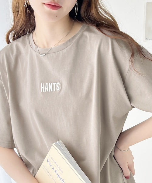 コーデを上品に魅せる。接触冷感立体刺繍Tシャツ ce1260122