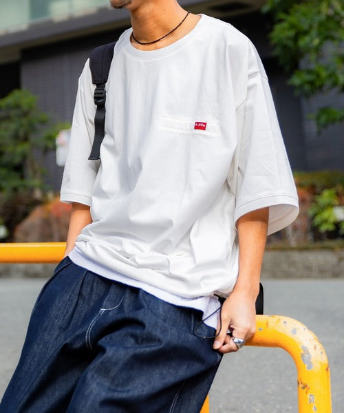 《Javaジャバコラボ》綿100％。大人のこなれカジュアル。シルケット素材裾ドロストオーバーサイズTシャツ jm1050157