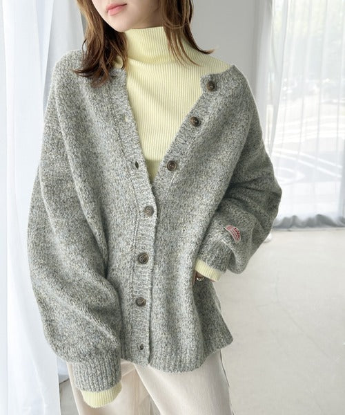 《Javaジャバコラボ》新ミックスシリーズ　2way ニットカーディガン jv1020109