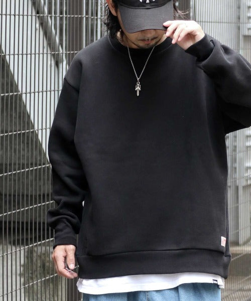 《Java ジャバコラボ》ユニセックス2wayリバーシブル裏起毛×キルティング切替プルオーバー jm1050102
